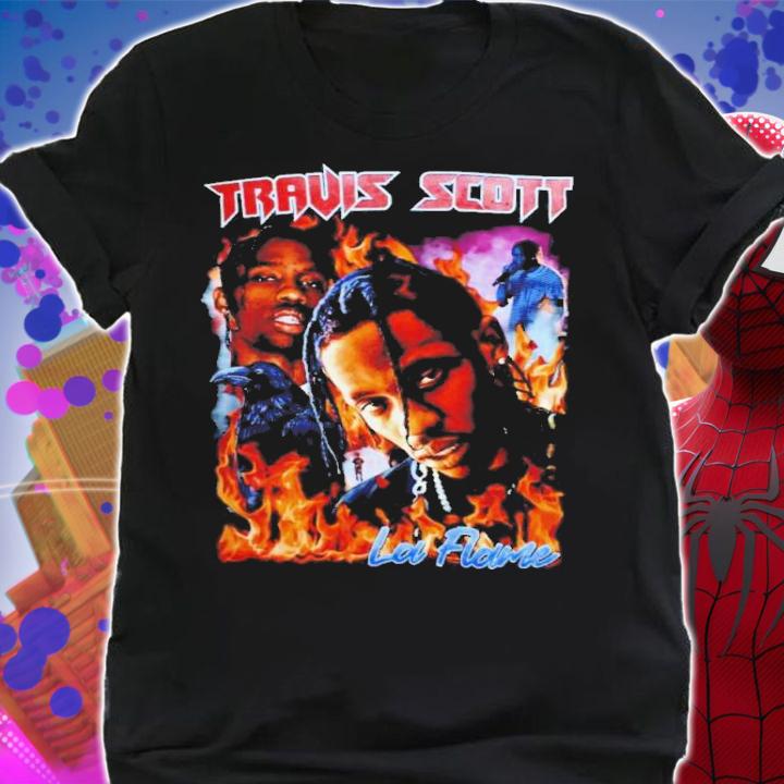 Travis Scott La Flame Retro Shirt t-shirt shirt