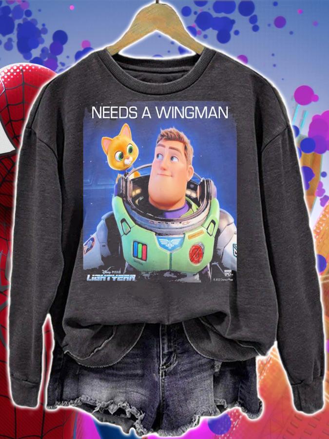 Disney And Pixar's Lightyear Needs A Wingman T-Shirt t-shirt sweatshirt