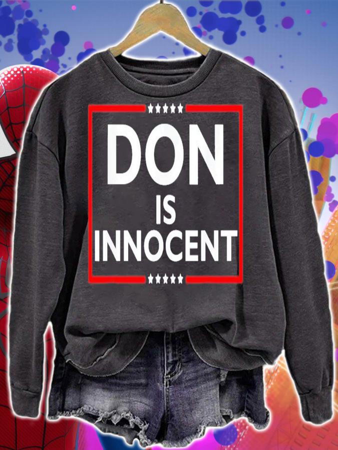 Don Is Innocent Pro-Trump Supporter T-Shirt t-shirt sweatshirt