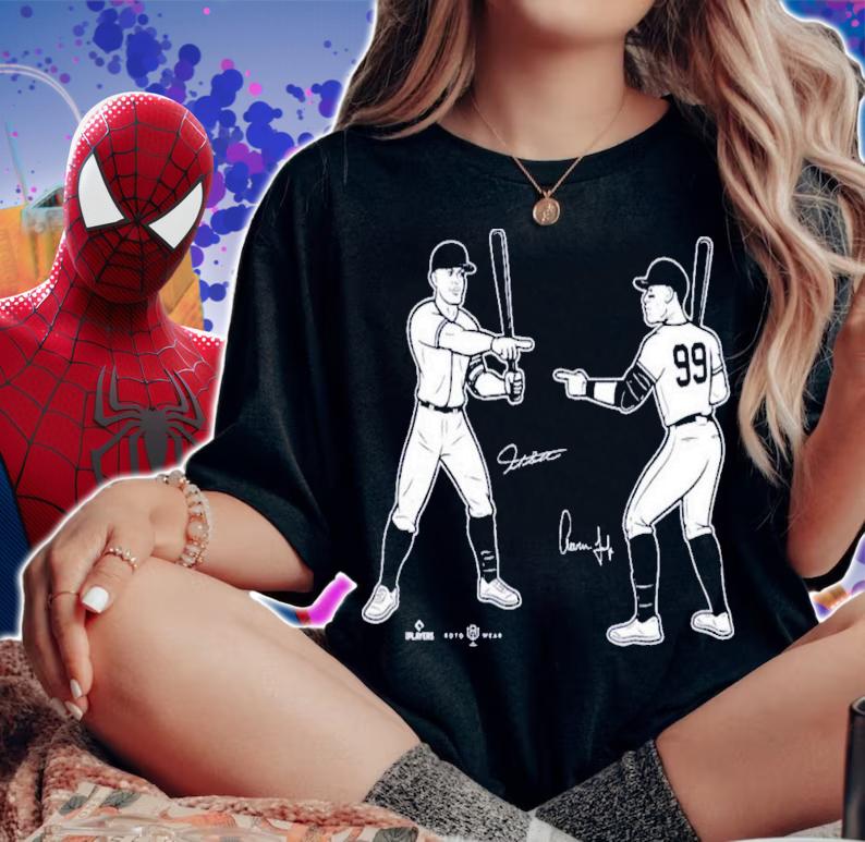 Giancarlo Stanton X Aaron Judge Rotowear Bronx Giants T-Shirt t-shirt woman shirt