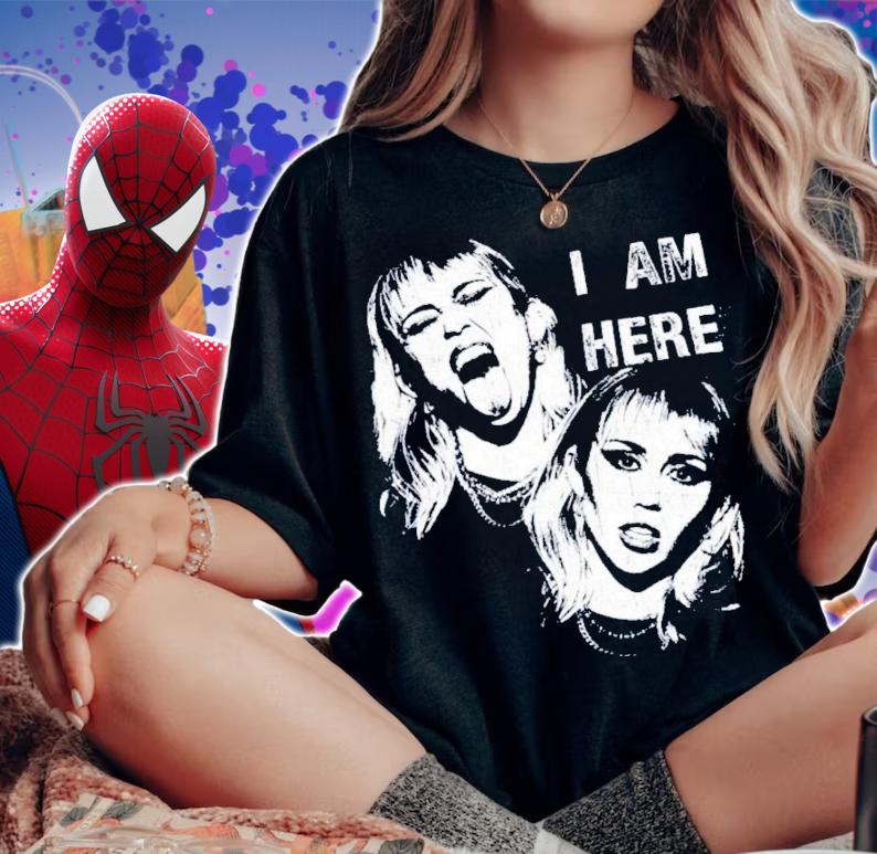 I'm Here Miley Cyrus T-Shirt t-shirt woman shirt