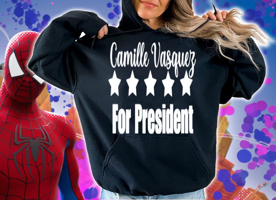 Johnny Depp Fans Pushing Camille Vasquez For President Shirt t-shirt hoodie