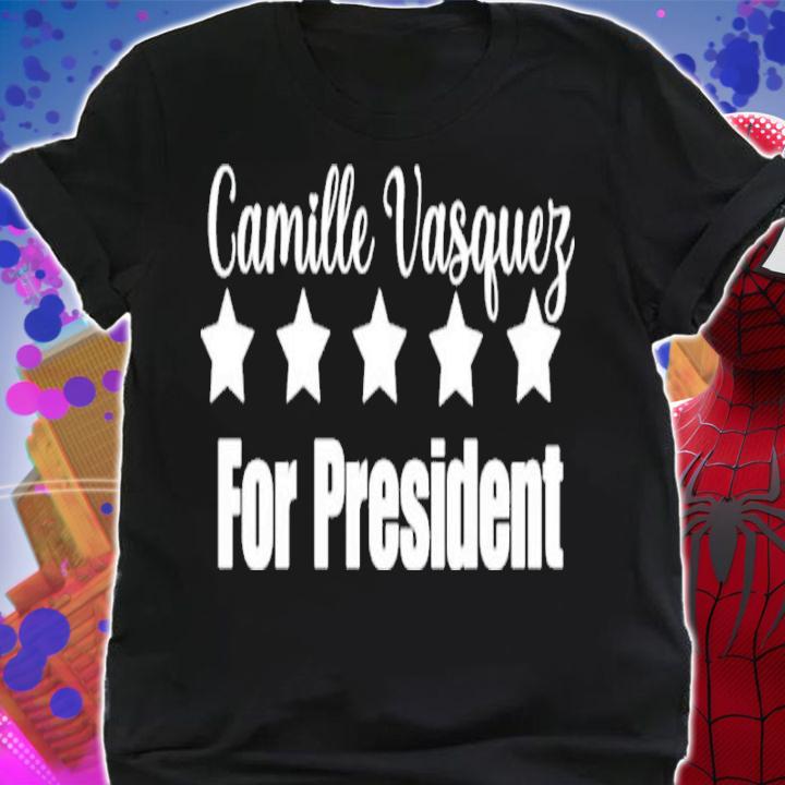 Johnny Depp Fans Pushing Camille Vasquez For President Shirt t-shirt shirt