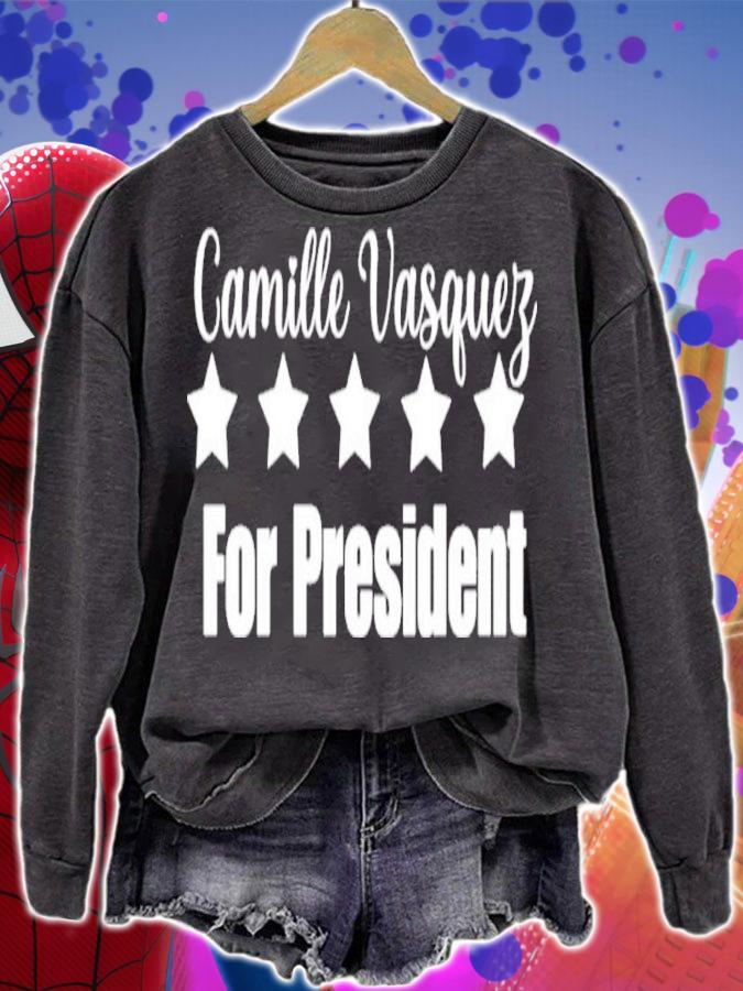 Johnny Depp Fans Pushing Camille Vasquez For President Shirt t-shirt sweatshirt