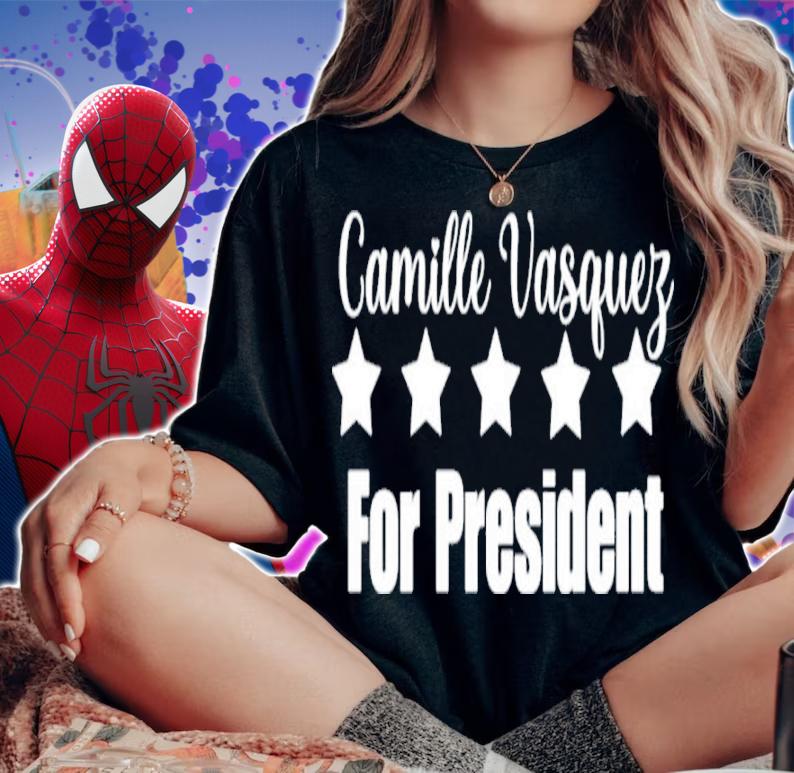 Johnny Depp Fans Pushing Camille Vasquez For President Shirt t-shirt woman shirt
