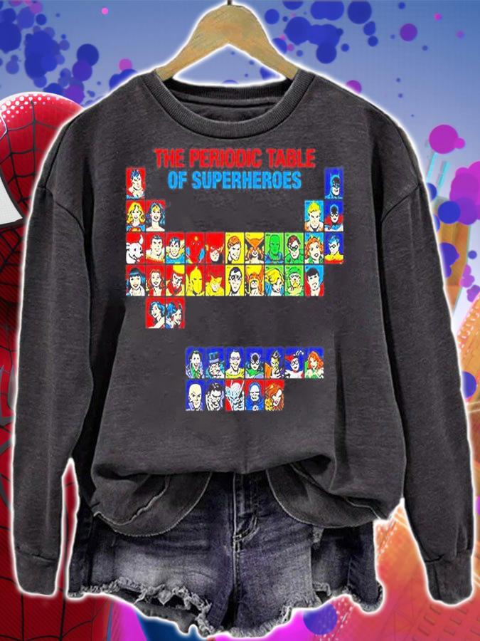 Joseph Mallozzi The Periodic Table Of Superheroes T-Shirt t-shirt sweatshirt