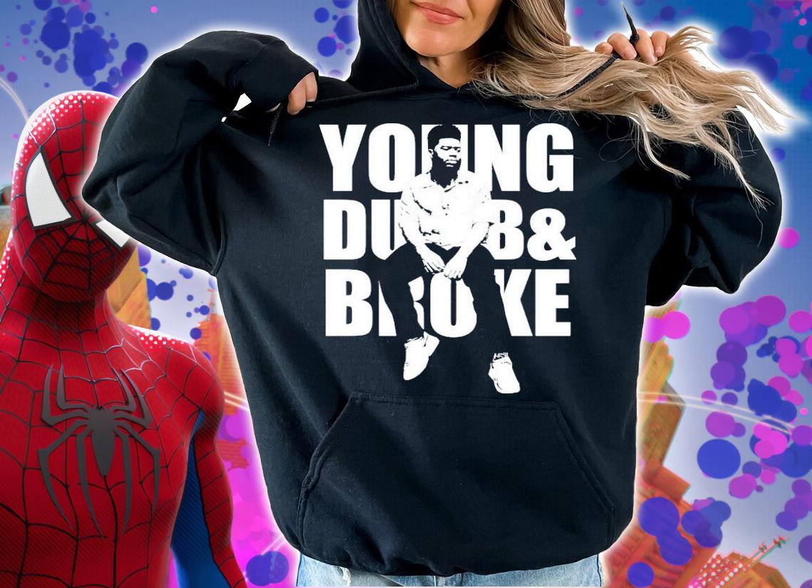 Khalid Young Dumb And Broke White Stencil T-Shirt t-shirt