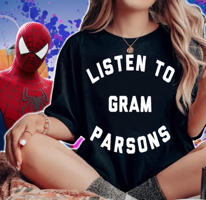 Listen To Gram Parsons T-Shirt t-shirt woman shirt