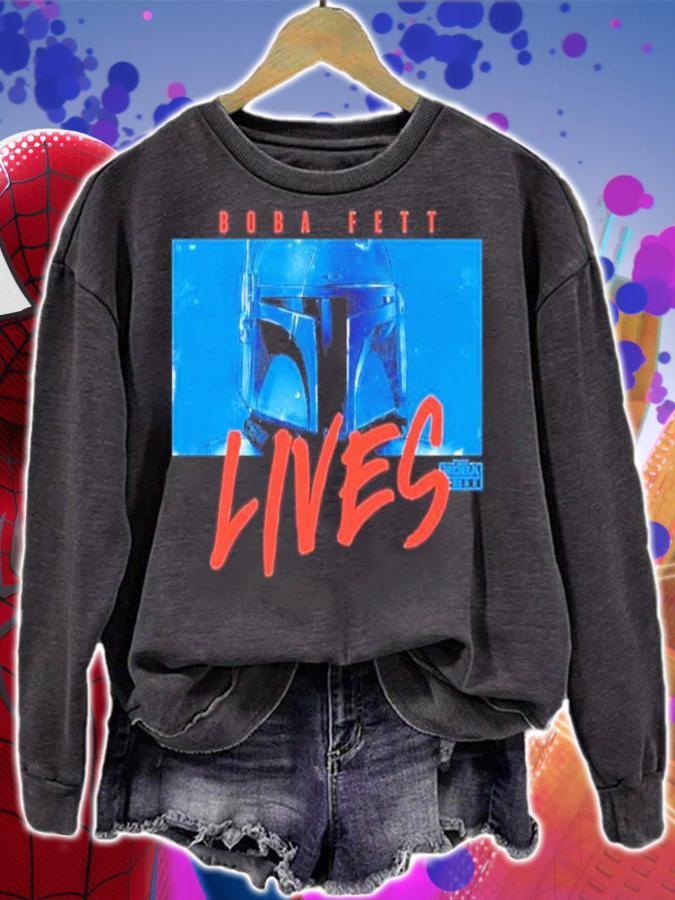 Lives The Book Of Boba Sketch Boxed Up Shirt t-shirt sweatshirt