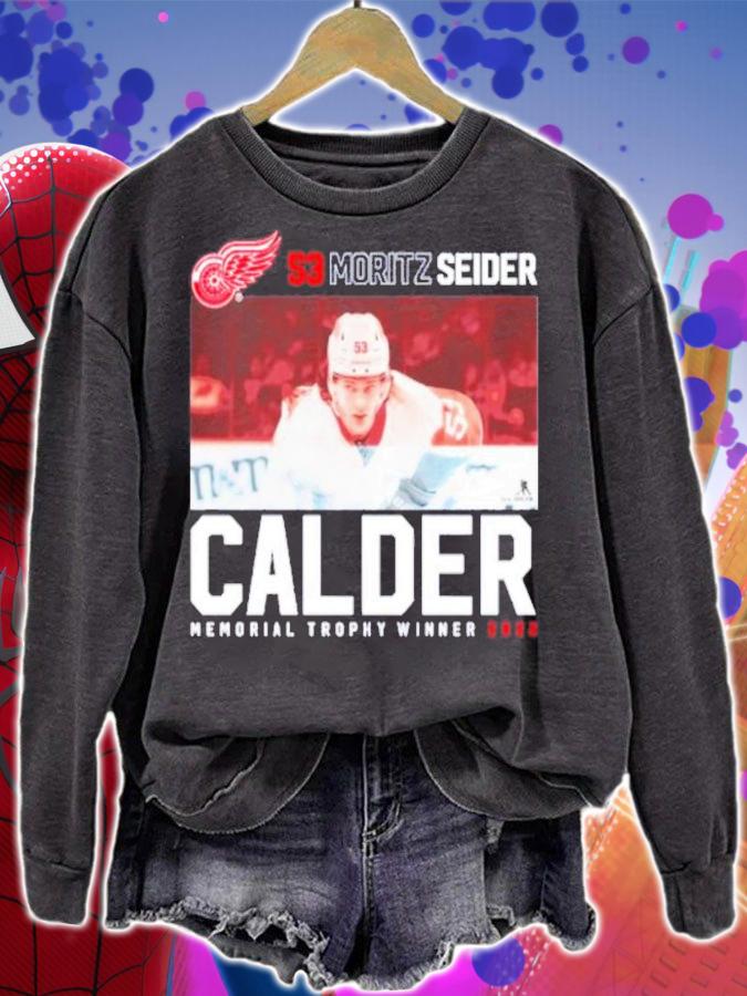 Moritz Seider Calder Memorial Trophy Winner Shirt 2022 t-shirt sweatshirt