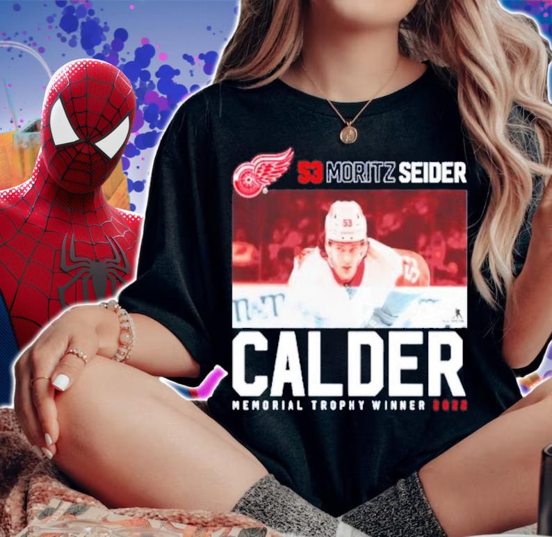 Moritz Seider Calder Memorial Trophy Winner Shirt 2022 t-shirt woman shirt
