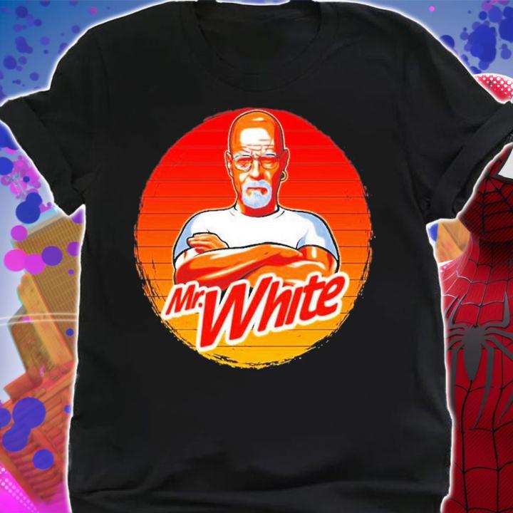 Mr White Bryan Cranston Retro Sunset T-Shirt t-shirt