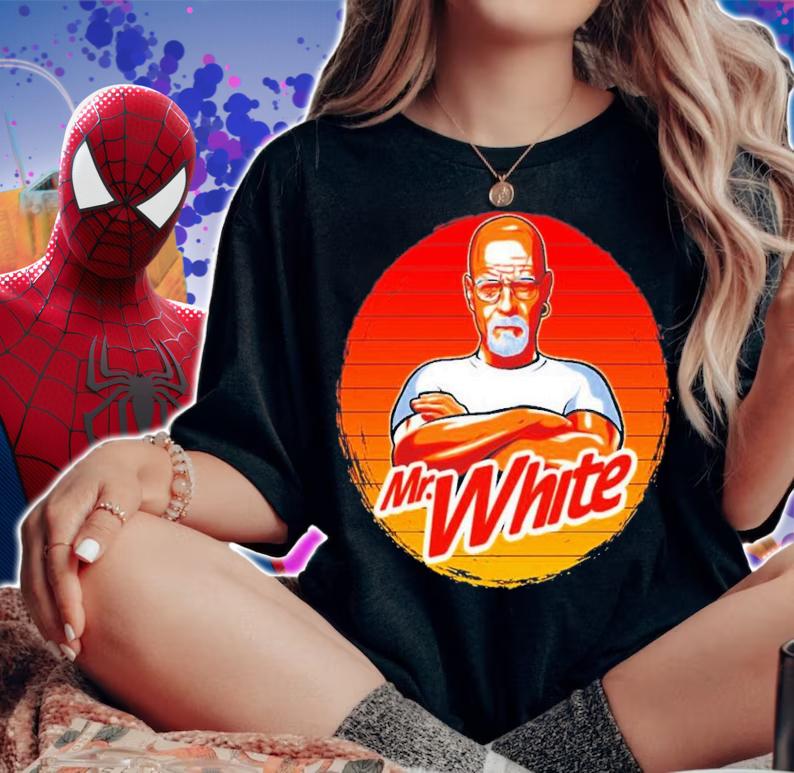 Mr White Bryan Cranston Retro Sunset T-Shirt t-shirt
