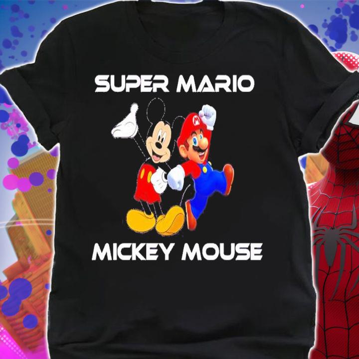 Super Mario Mickey Mouse shirt t-shirt shirt