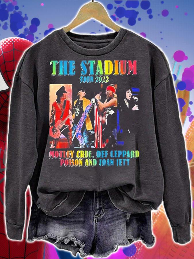 The Stadium Tour 2022 Motley Crue Def Leppard Poison And Joan Jett Shirt t-shirt
