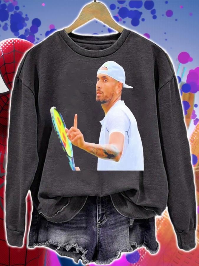 Tennis Player Nick Kyrgios Meme T-Shirt t-shirt sweatshirt
