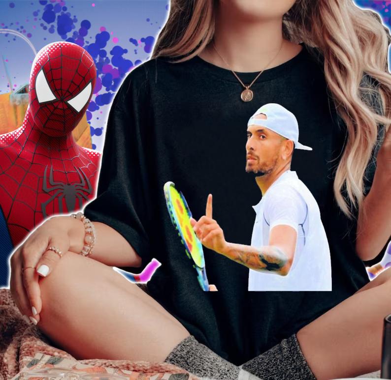 Tennis Player Nick Kyrgios Meme T-Shirt t-shirt woman shirt