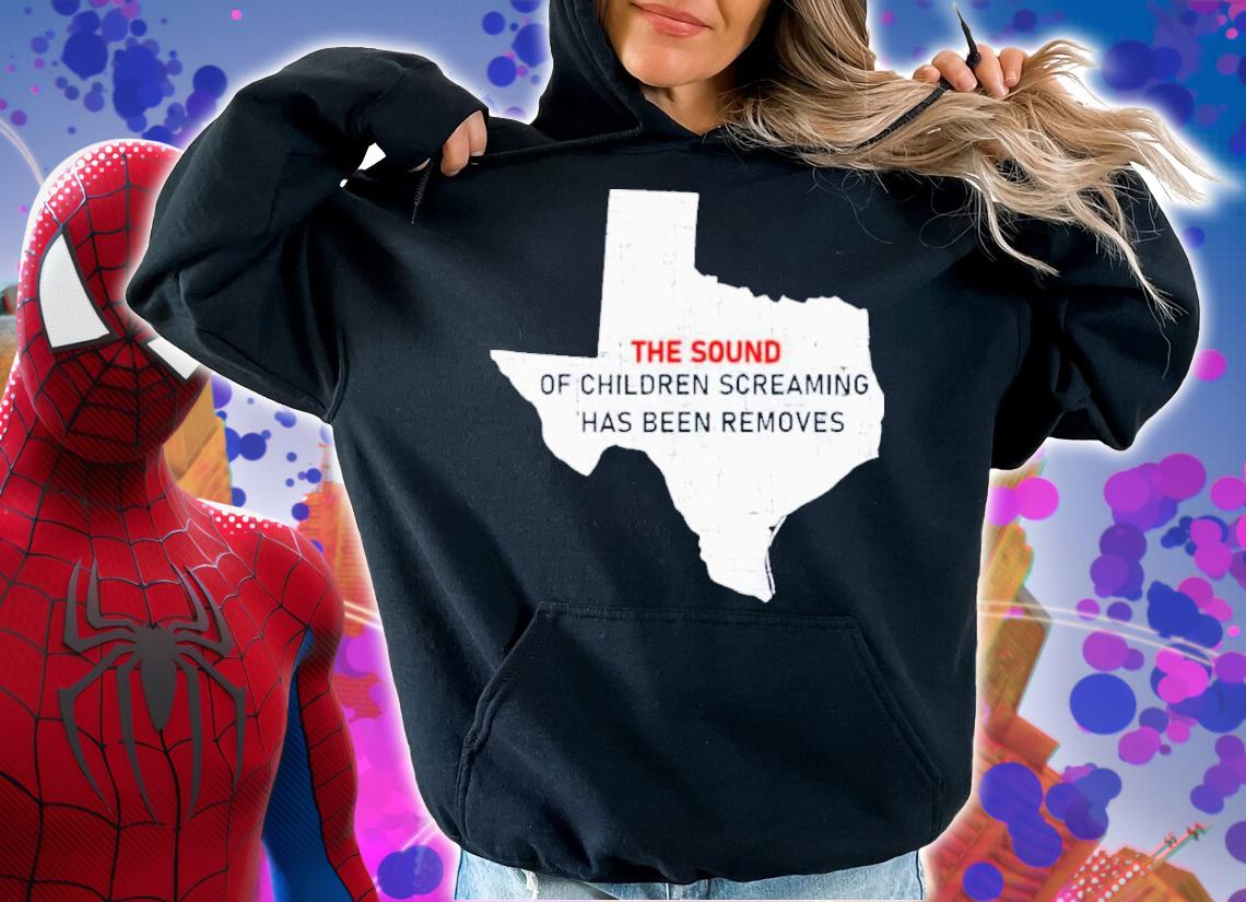 Texas The Sound Of Children Screaming Has Been Removed US Flag Shirt t-shirt