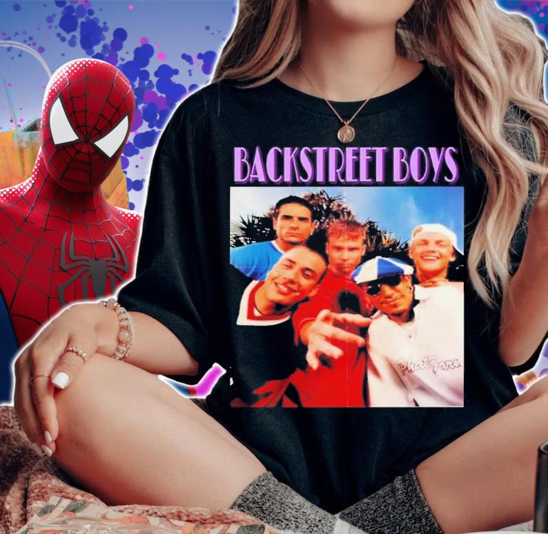 The Backstreet Boys Aesthetic Retro Graphic Shirt t-shirt woman shirt