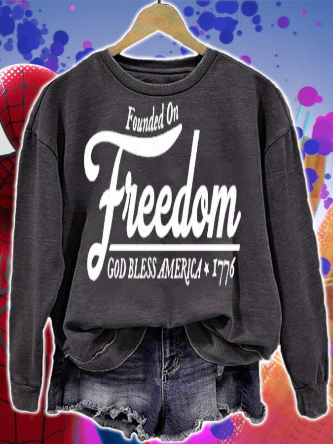 Tim Young Founded On Freedom God Bless America 1776 Shirt t-shirt sweatshirt