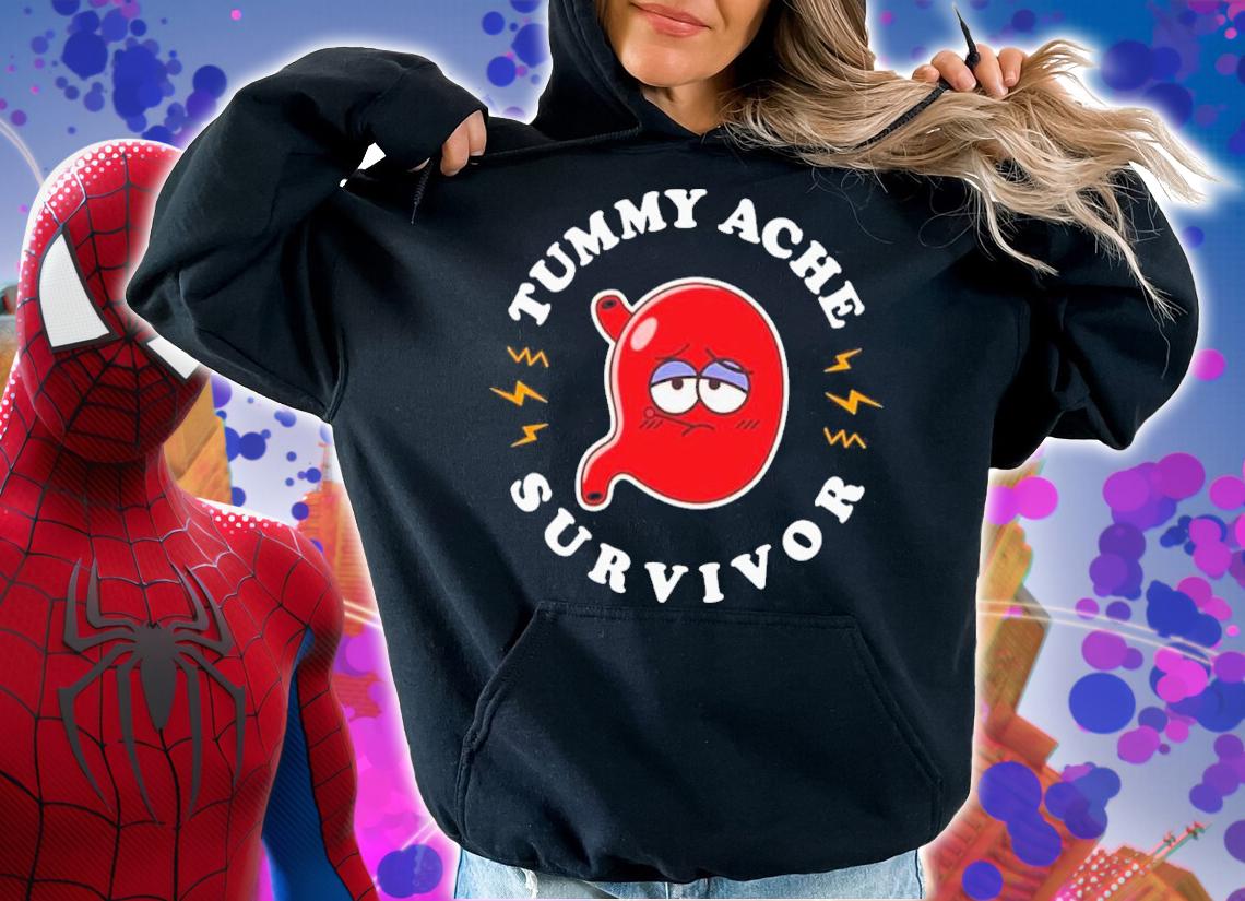 Tummy Ache Survivor Cute Kawaii Stomach Funny Shirt t-shirt hoodie