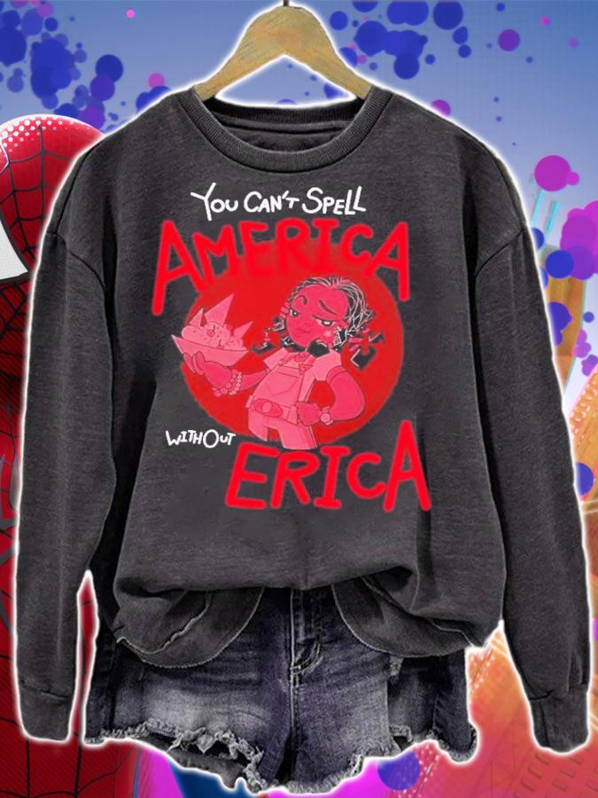 You Can't Spell America Without Erica Stranger Things 3 Shirt t-shirt sweatshirt