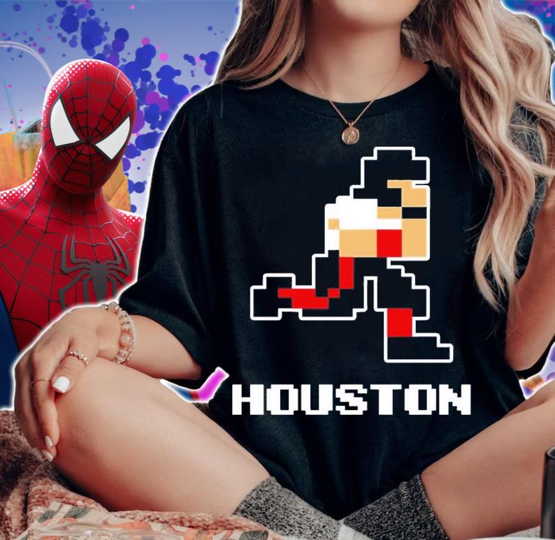 8 Bit Houston Football Shirt t-shirt woman shirt
