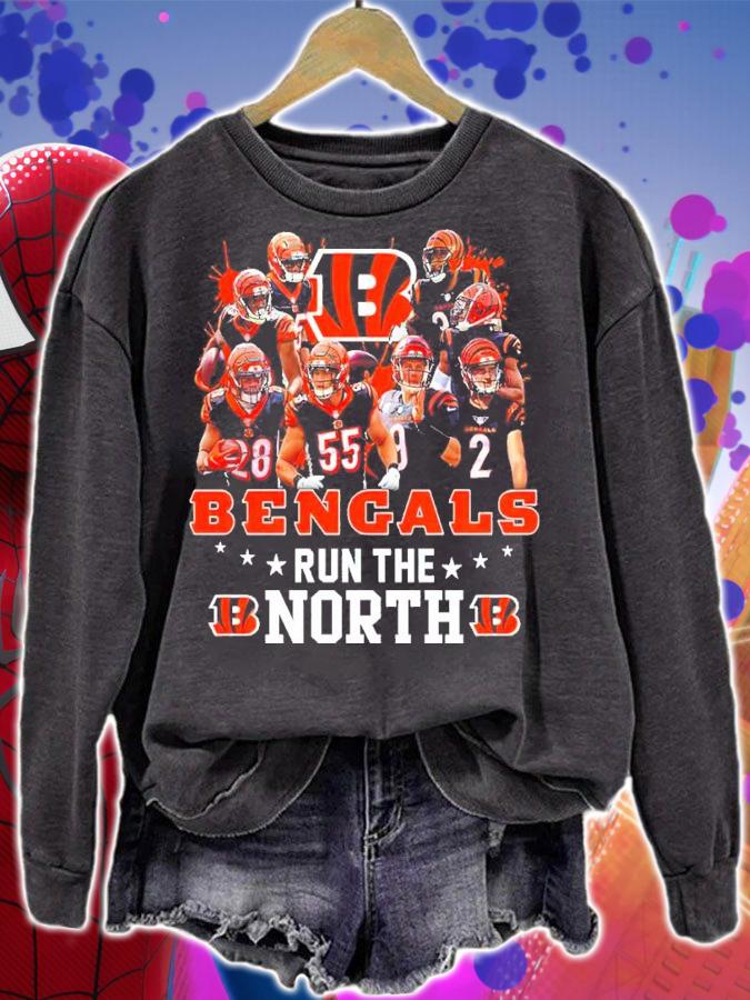 2021-2022 Cincinnati Bengals Run The North Shirt t-shirt sweatshirt