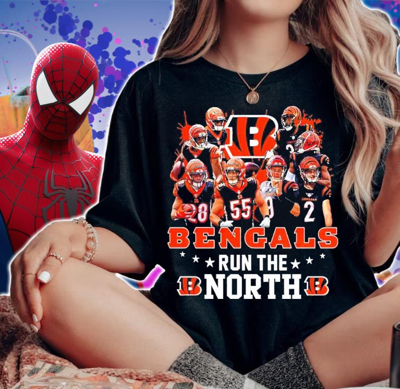 2021-2022 Cincinnati Bengals Run The North Shirt t-shirt woman shirt