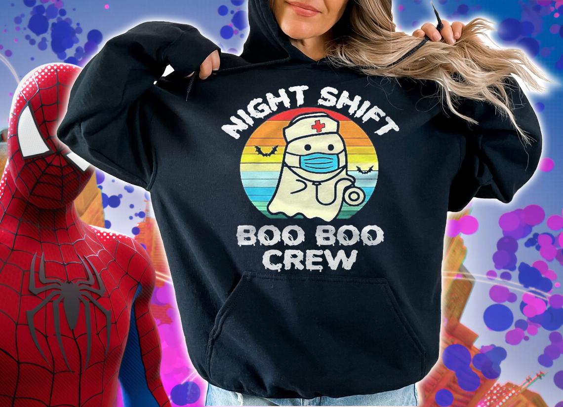 2021 Night Shift Boo Boo Crew Nurse Halloween For Nurses Rn Shirt t-shirt hoodie