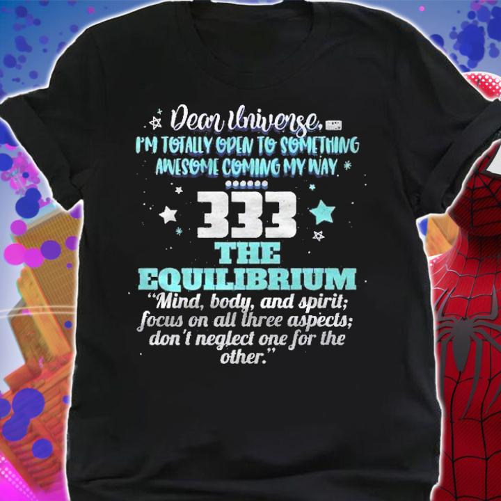 333 Equilibrium Universe Repeating Number Meaning Shirt t-shirt shirt