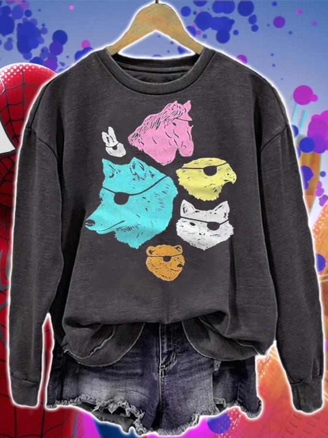 Abed Nadir animals with eyepatches T-shirt t-shirt sweatshirt