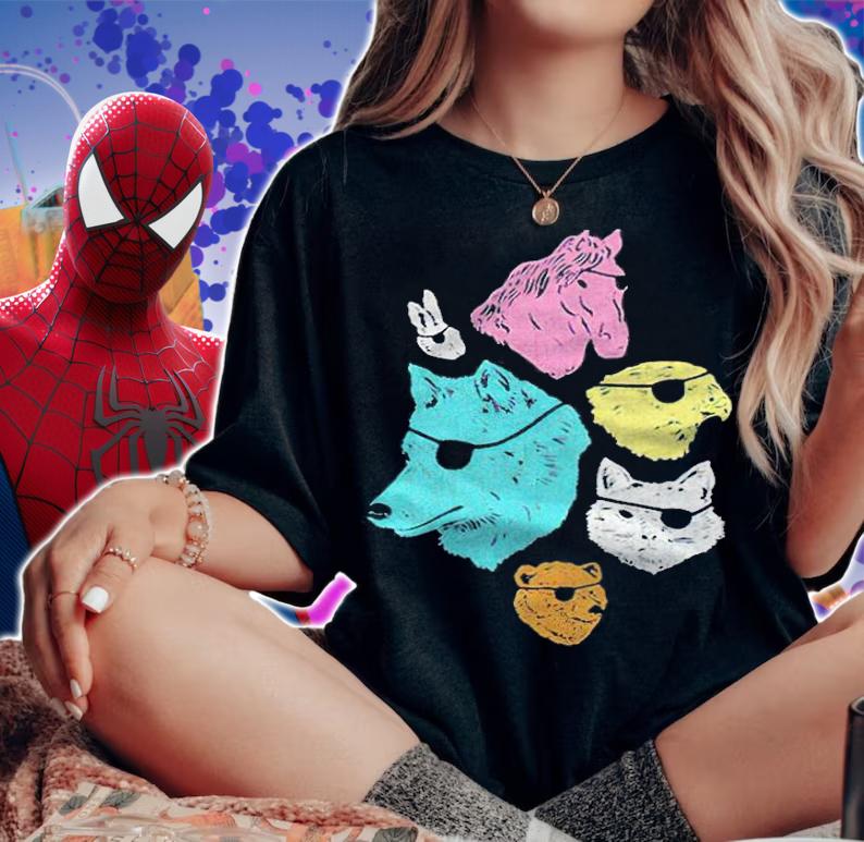 Abed Nadir animals with eyepatches T-shirt t-shirt woman shirt