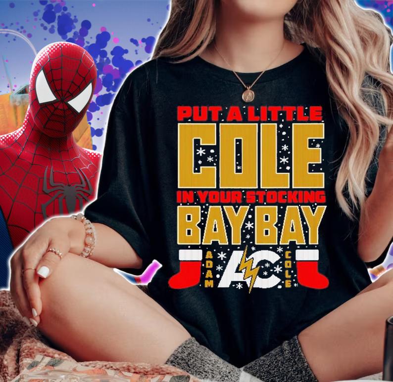 Adam Cole Put A Little Cole In Your Stocking Bay Bay Holiday Shirt t-shirt woman shirt