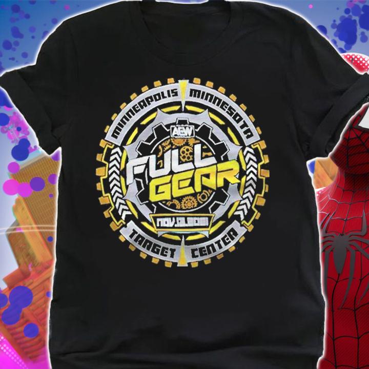 AEW full gear 2021 logo T-shirt t-shirt