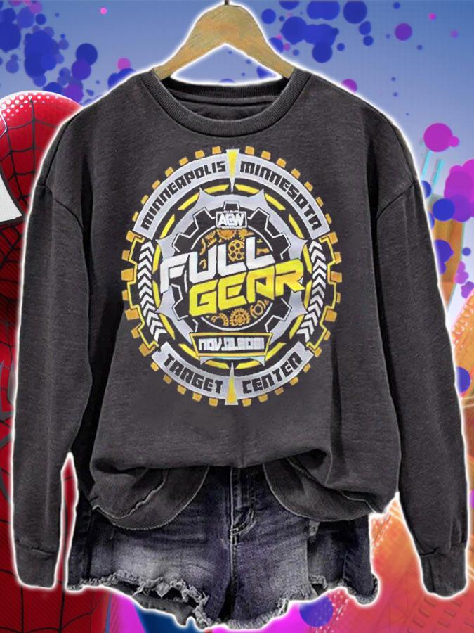 AEW full gear 2021 logo T-shirt t-shirt