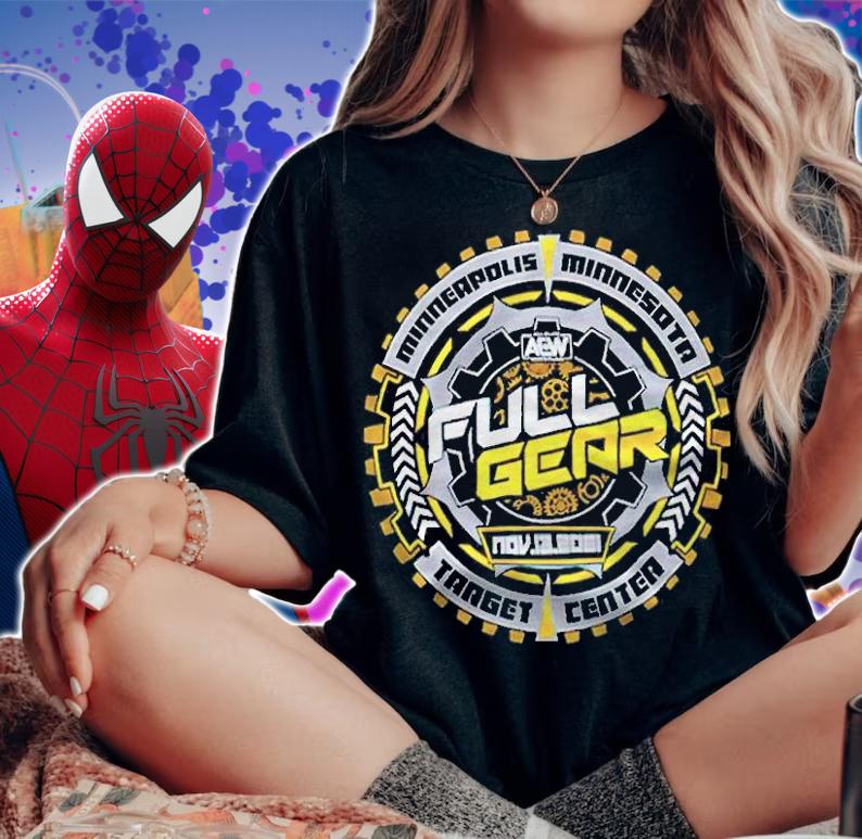 AEW full gear 2021 logo T-shirt t-shirt