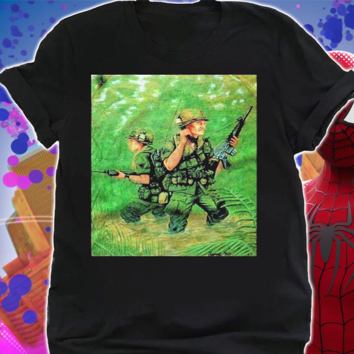 American History M 16 Soldiers Vietnam Jungle Vietnam War Shirt t-shirt shirt