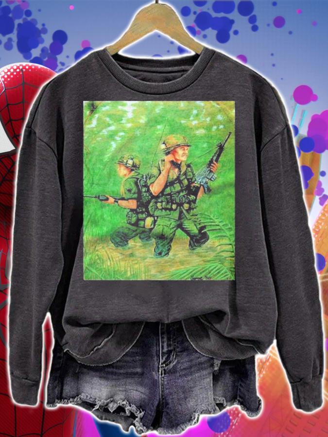 American History M 16 Soldiers Vietnam Jungle Vietnam War Shirt t-shirt sweatshirt