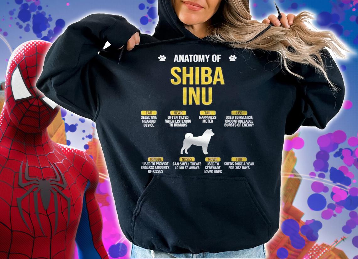 Anatomy Of Shiba Inu Dog Lover Shirt t-shirt hoodie