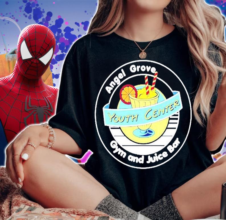 Angel Grove Gym And Juice Bar T-Shirt t-shirt woman shirt