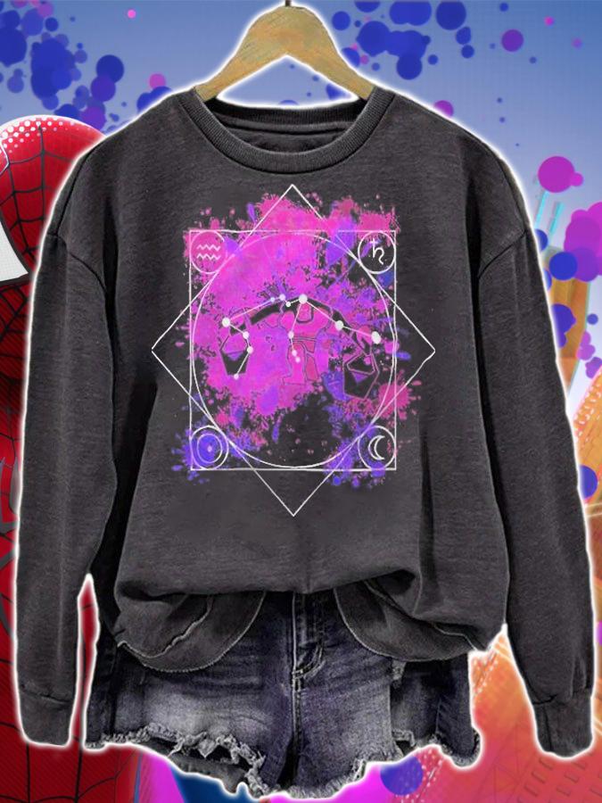 Aquarius Paint Splat Constellation Active T-shirt t-shirt sweatshirt