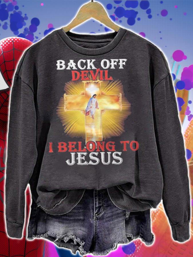 Back Off Devil I Belong To Jesus Shirt t-shirt