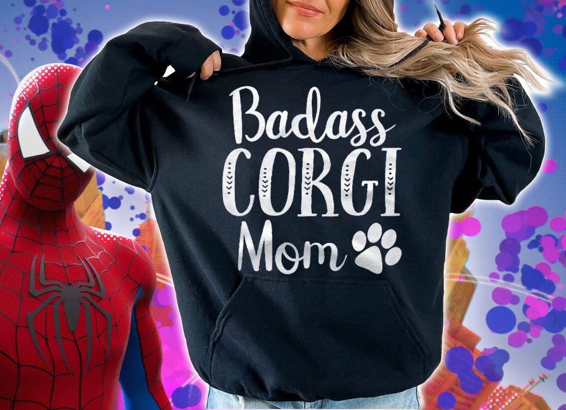 Badass Corgi Mom Mama Funny Dog Owners Gift For Women Shirt t-shirt
