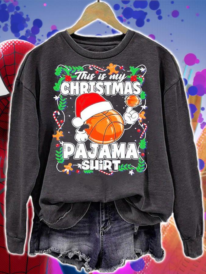 Basketball This Is My Christmas Pajama Coach Player Shirt t-shirt