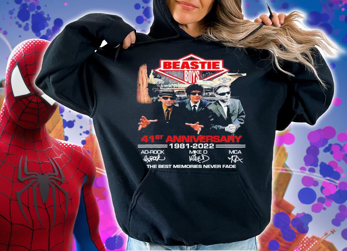 Beastie Boys 41st Anniversary 1981-2022 Signatures The Best Memories Never Fade t-shirt