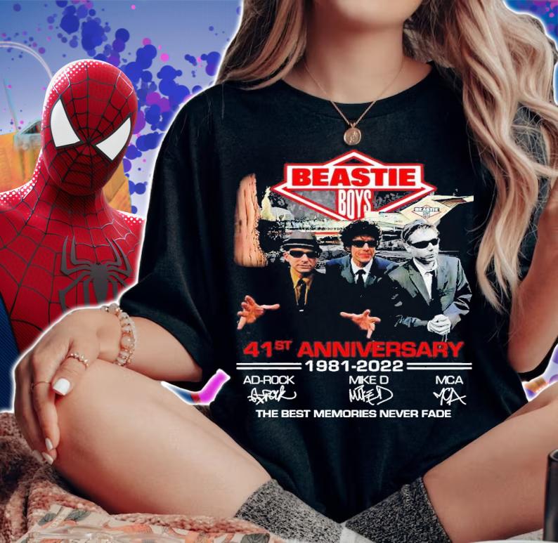 Beastie Boys 41st Anniversary 1981-2022 Signatures The Best Memories Never Fade t-shirt