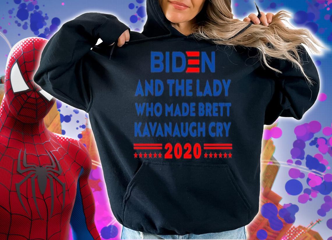 Biden And The Lady Who Made Brett Kavanaugh Cry T-Shirt t-shirt hoodie