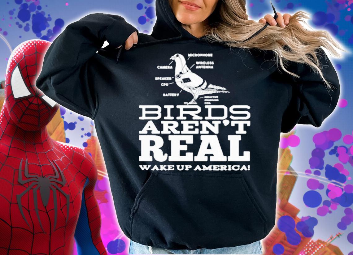 Bird Watching Goes Both Ways Birds Arent Real Shirt t-shirt