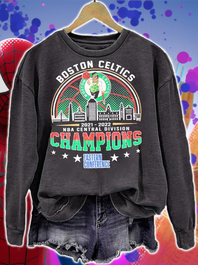 Boston Celtics NBA Central Division Champions Eastern Conference 2021-2022 Shirt t-shirt sweatshirt